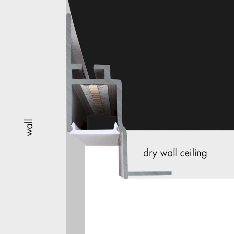 Aluminiumprofil S-Line Ceiling 24, 2m Alu - PROLED | Bellalite Aluminiumprofil S-Line Ceiling 24, 2m Alu - PROLED | Bellalite