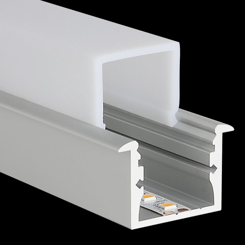 Aluminiumprofil M-Line Rec, 3m - PROLED | Bellalite
