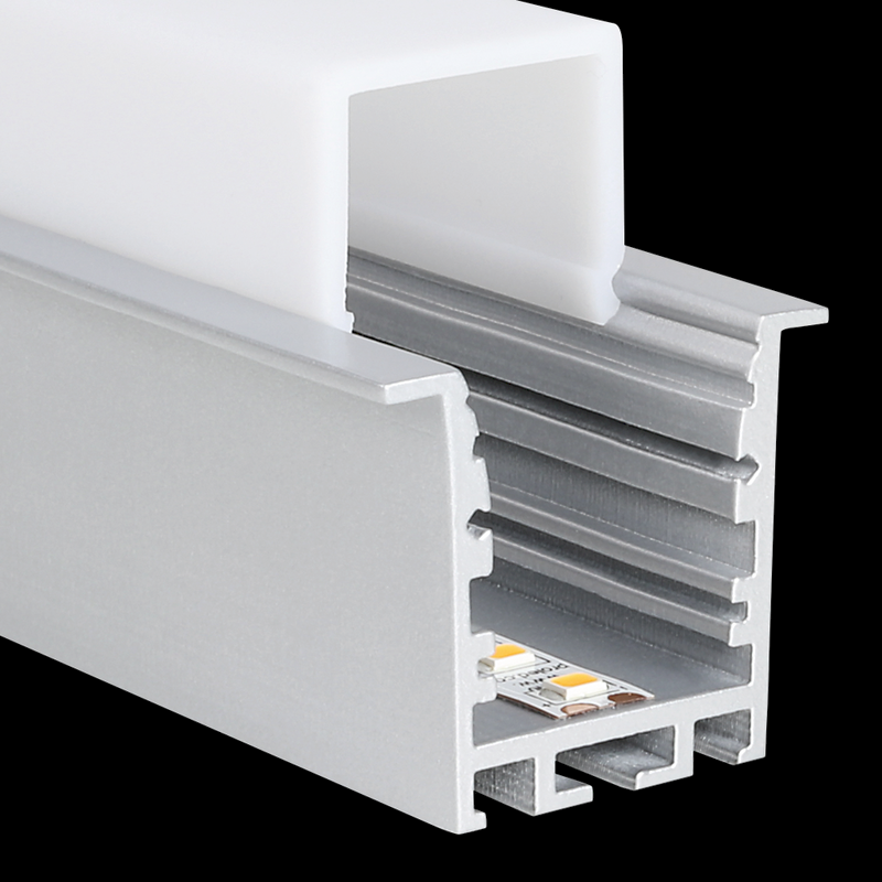 Aluminiumprofil M-Line Rec 24 ST, 2m - PROLED | Bellalite