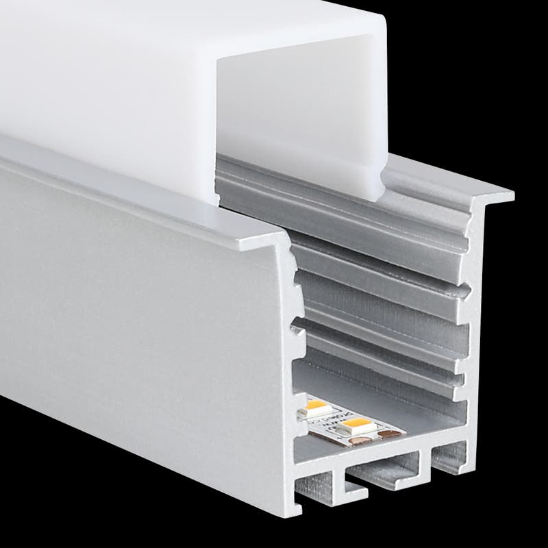 Aluminiumprofil M-Line Rec 24 ST, 2m - PROLED | Bellalite Aluminiumprofil M-Line Rec 24 ST, 2m - PROLED | Bellalite