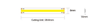 Colors LED-Strip DF10 COB 2700K 24V 9,6W/m IP20 - Colors | Bellalite Colors LED-Strip DF10 COB 2700K 24V 9,6W/m IP20 - Colors | Bellalite