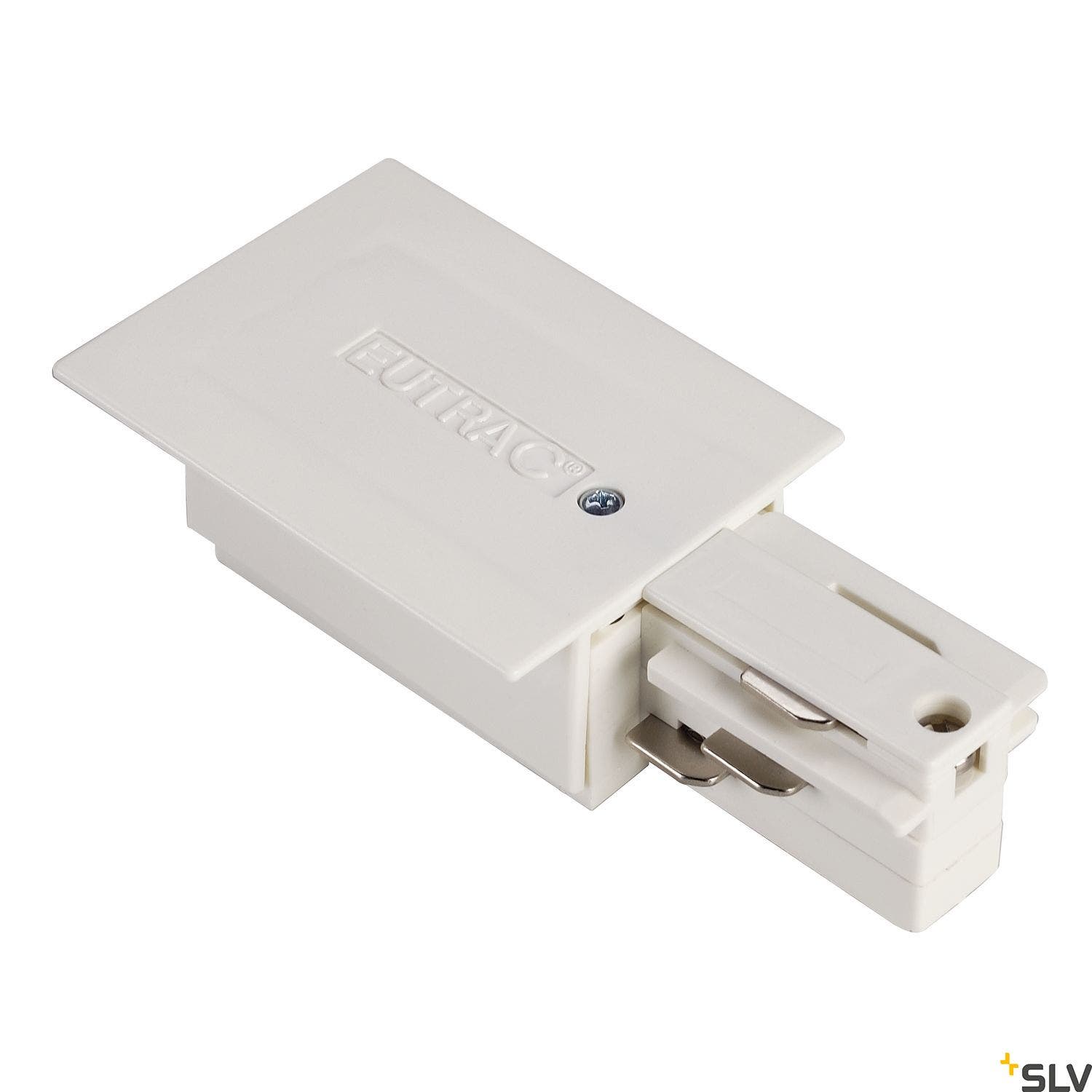 EUTRAC Anslutning för Inbyggnads-skena vit - SLV | Bellalite EUTRAC Anslutning för Inbyggnads-skena vit - SLV | Bellalite