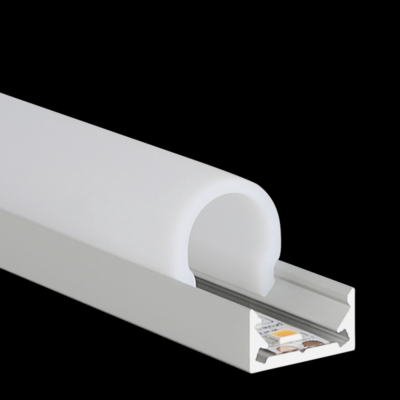Aluminiumprofil S-Line Low, 2m Alu - PROLED | Bellalite