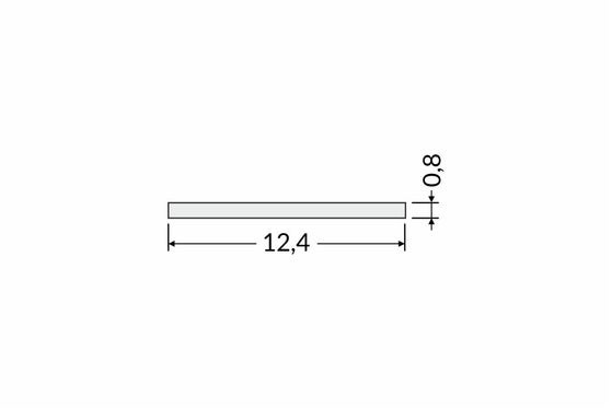 Topmet Täcklock J transparent 1m - TOPMET | Bellalite