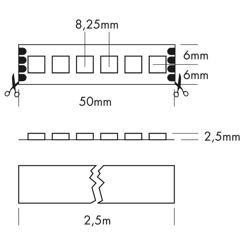 Flex Strip RGB HD+ 2,5m RGB - PROLED | Bellalite Flex Strip RGB HD+ 2,5m RGB - PROLED | Bellalite
