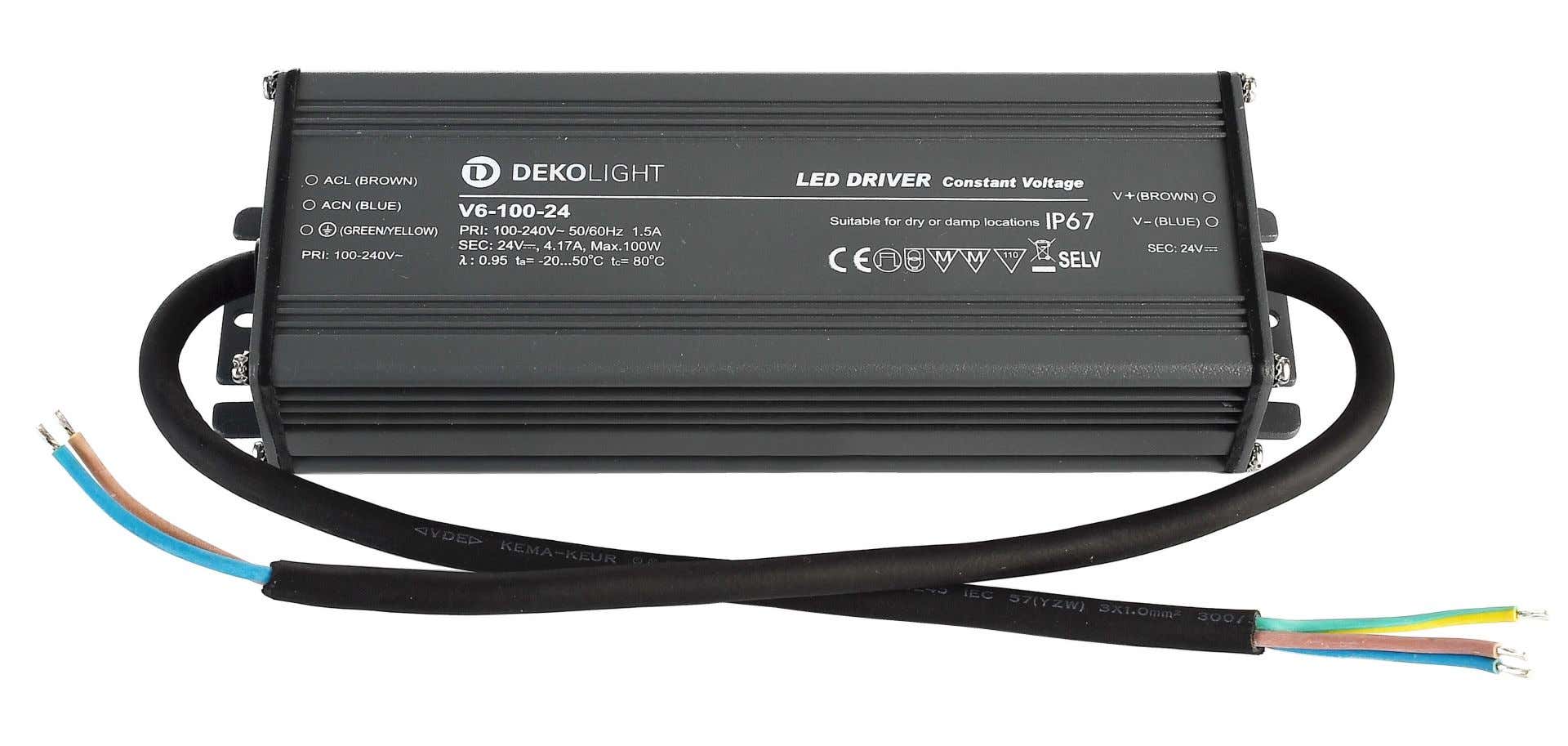Deko-Light V6-100-24 24V 100W IP67 - Deko-Light | Bellalite Deko-Light V6-100-24 24V 100W IP67 - Deko-Light | Bellalite