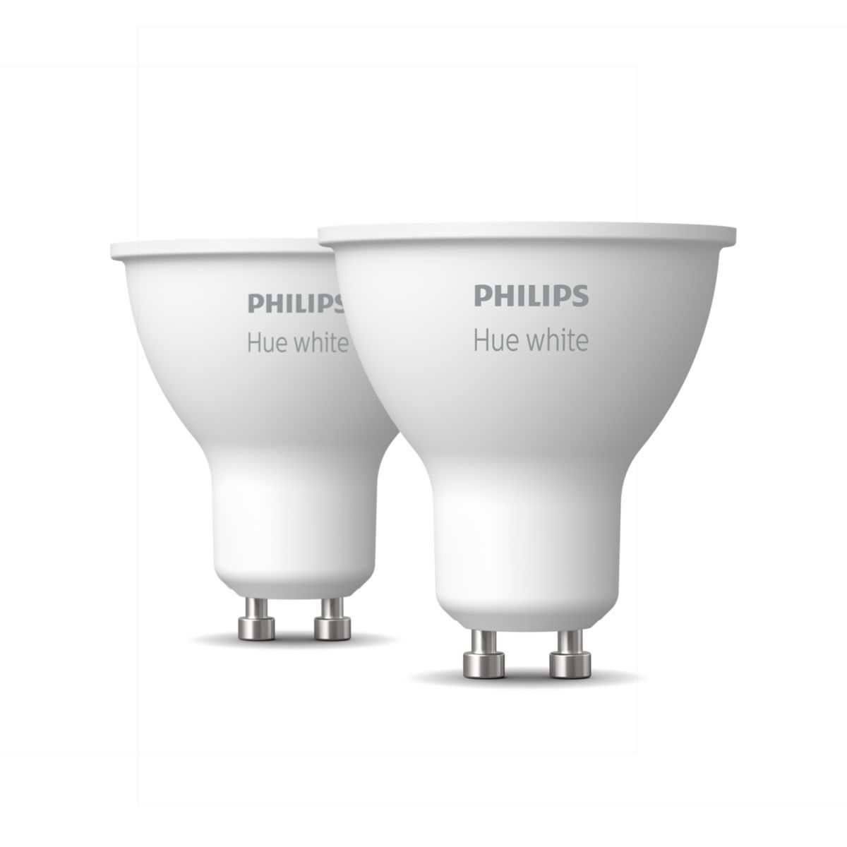 Philips Hue White GU10 2-pack 6W 2700K - Philips Hue | Bellalite