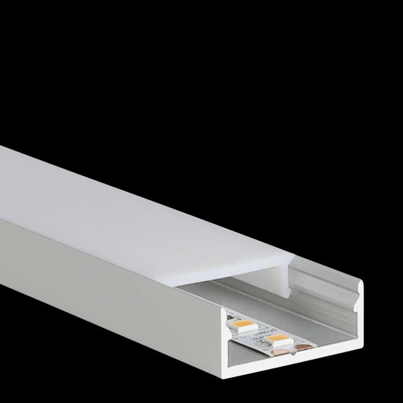 Aluminiumprofil M-Line Extra Low 10, 2m - PROLED | Bellalite Aluminiumprofil M-Line Extra Low 10, 2m - PROLED | Bellalite