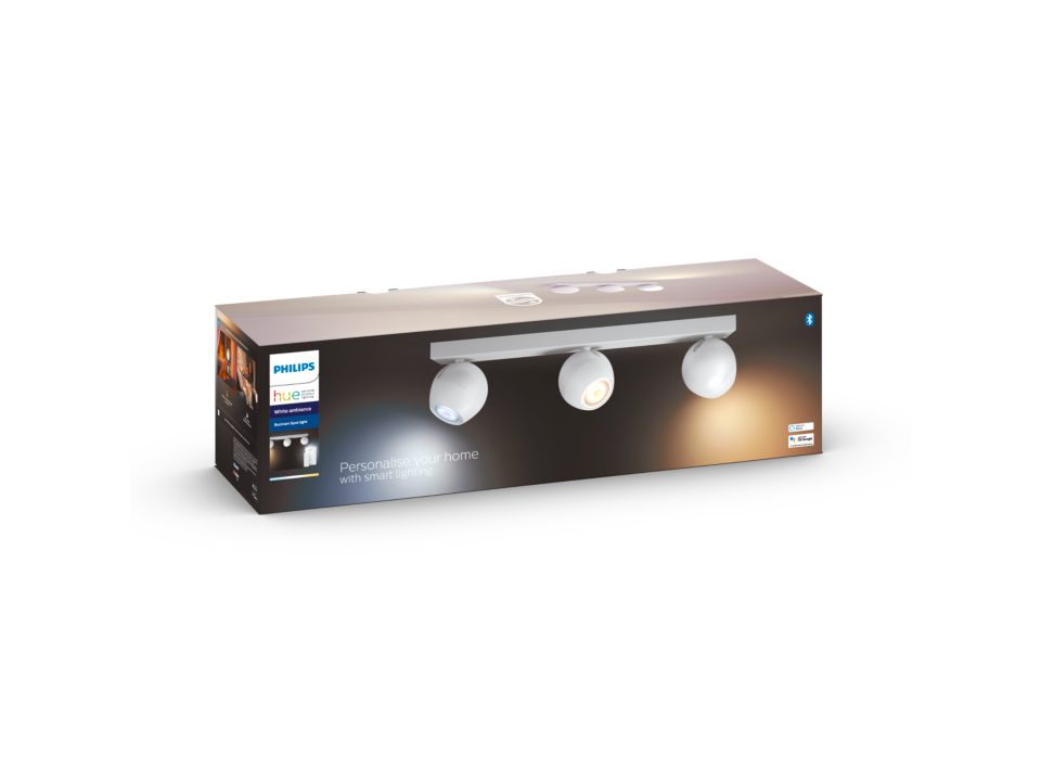 Philips Hue Buckram Trio White Ambience + Switch - Philips Hue | Bellalite
