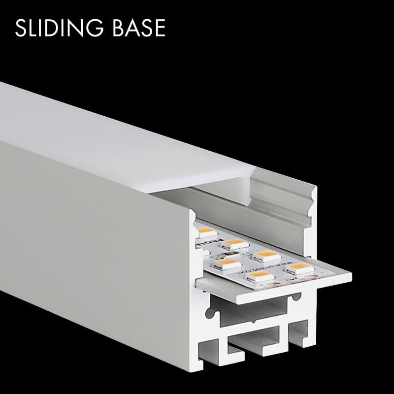 Aluminiumprofil M-Line Standard 24, 2m - PROLED | Bellalite Aluminiumprofil M-Line Standard 24, 2m - PROLED | Bellalite