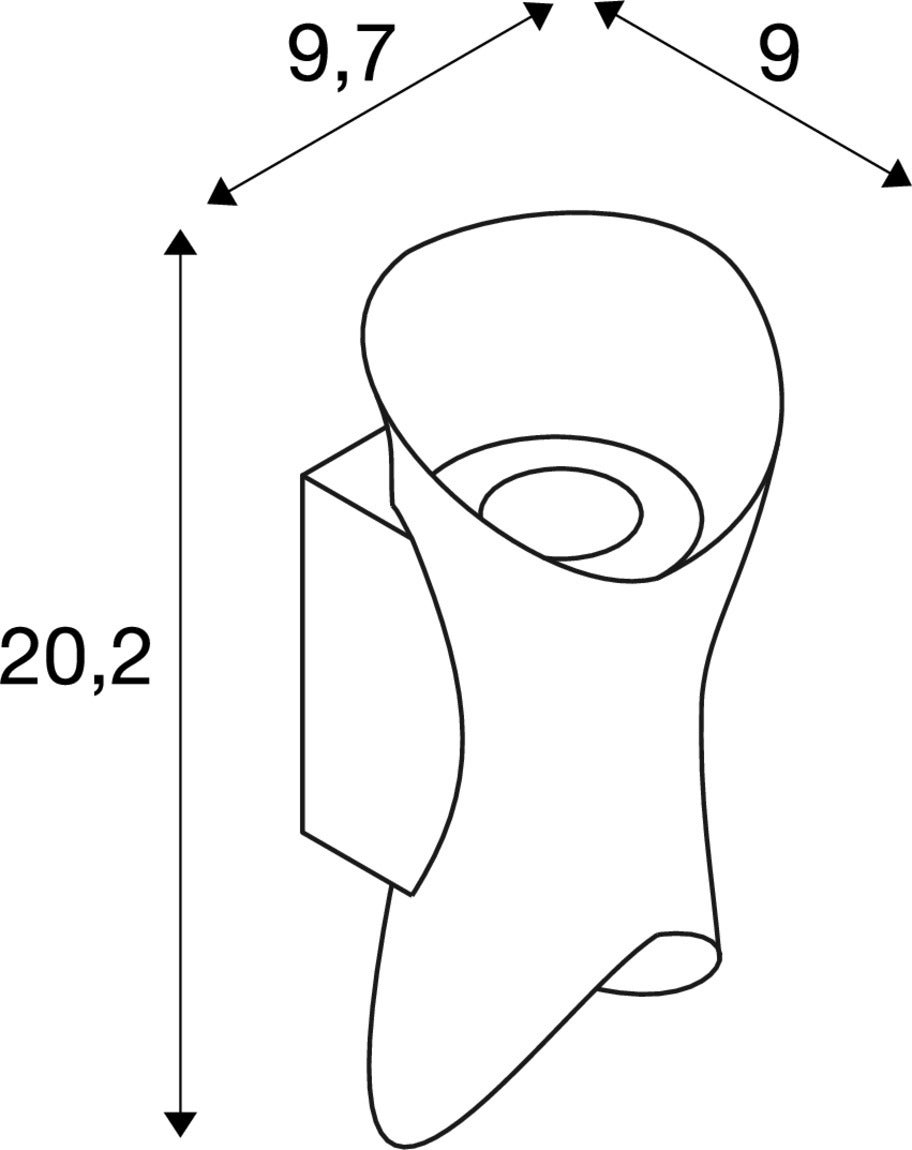 MODELA WL up/down 10W CCT Vit  - SLV | Bellalite
