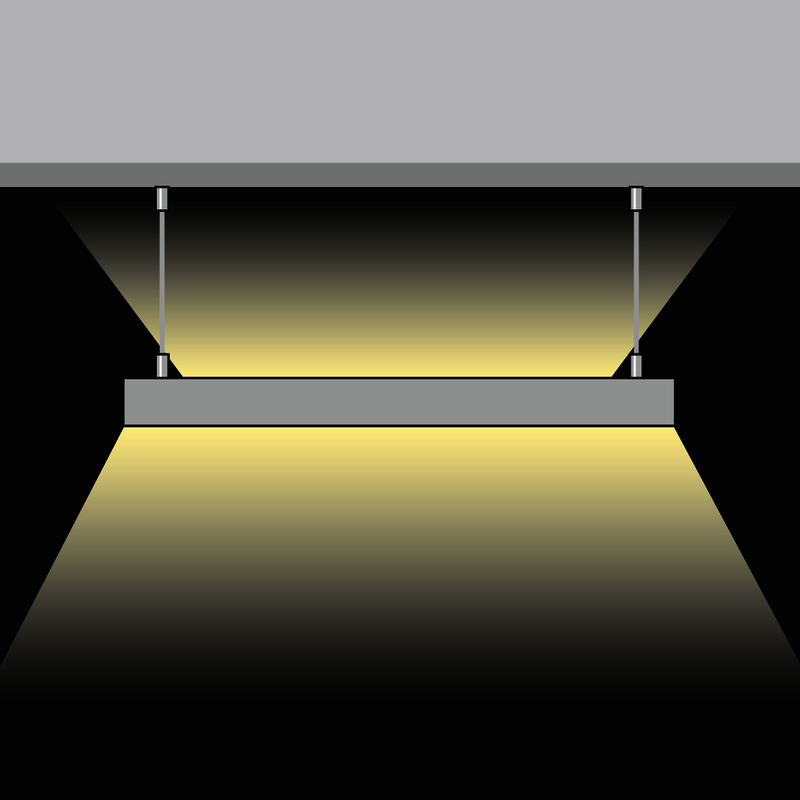 Aluminiumprofil M-Line H, 2m - PROLED | Bellalite