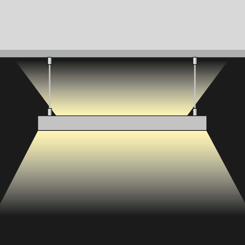 Aluminiumprofil M-Line H, 2m - PROLED | Bellalite Aluminiumprofil M-Line H, 2m - PROLED | Bellalite