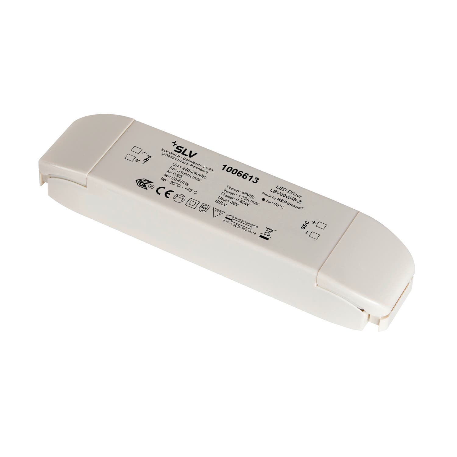 LED-Driver 48V 60W - SLV | Bellalite LED-Driver 48V 60W - SLV | Bellalite