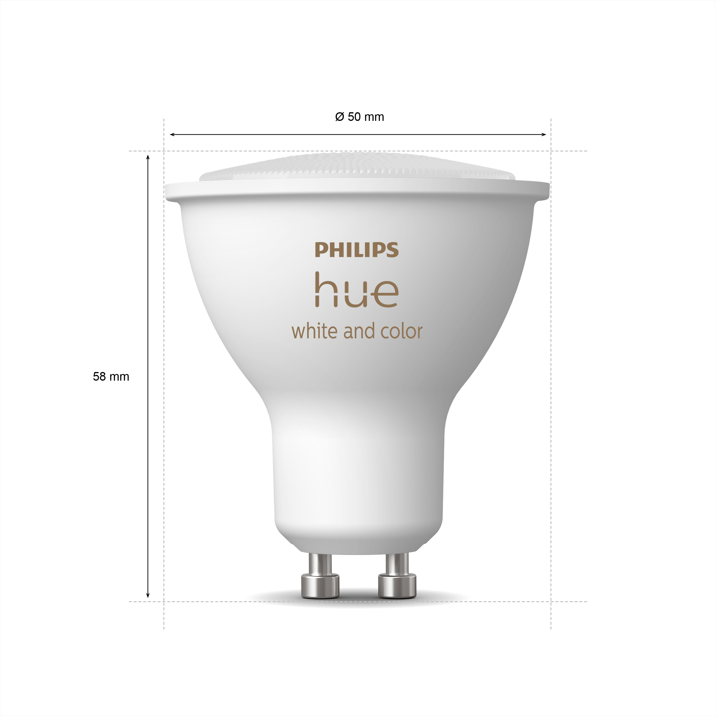 Philips Hue Startpaket 3x 6W White & Color GU10 1x Bridge + 1x Dimmer Switch - Philips Hue | Bellalite
