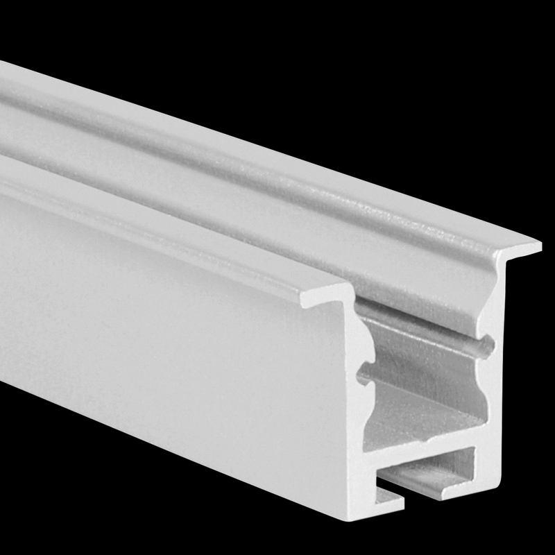 Aluminiumprofil S-Line Rec 24 ST, 2m Vit - PROLED | Bellalite