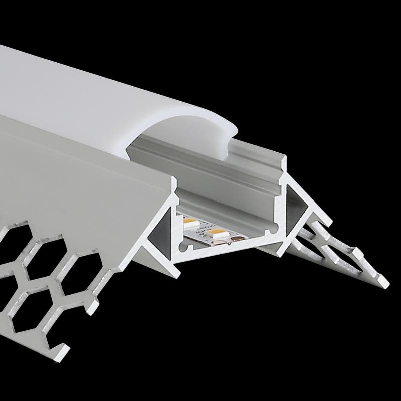 Aluminiumprofil M-Line Drywall ytterhörn, 2m - PROLED | Bellalite Aluminiumprofil M-Line Drywall ytterhörn, 2m - PROLED | Bellalite