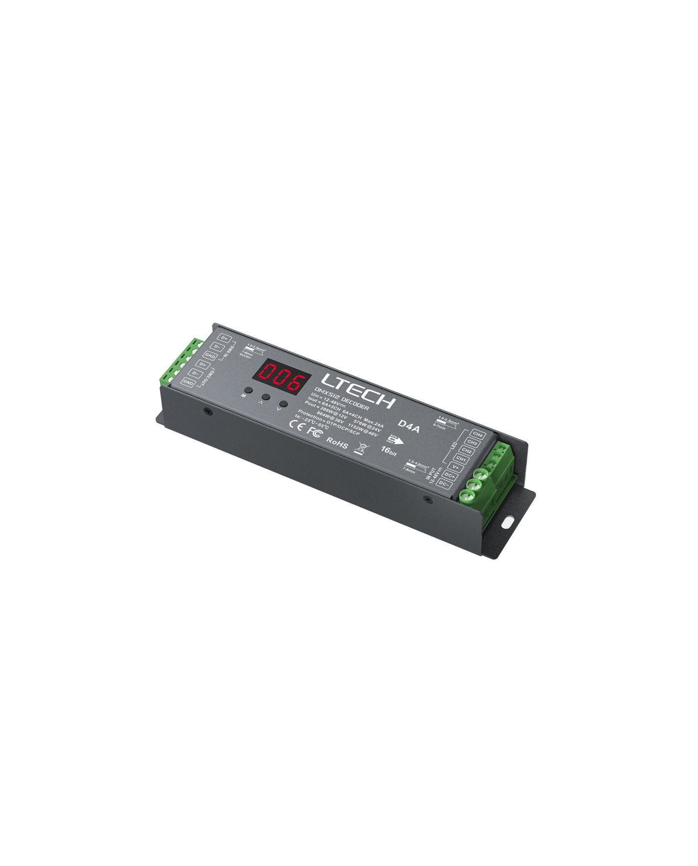 4CH DMX/RDM CV LED Dimmer 12-48V DC | Bellalite 4CH DMX/RDM CV LED Dimmer 12-48V DC | Bellalite