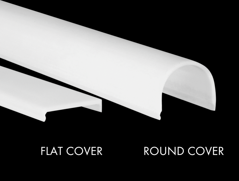 Plastic Cover O-Line Round, 2m Klar - PROLED | Bellalite