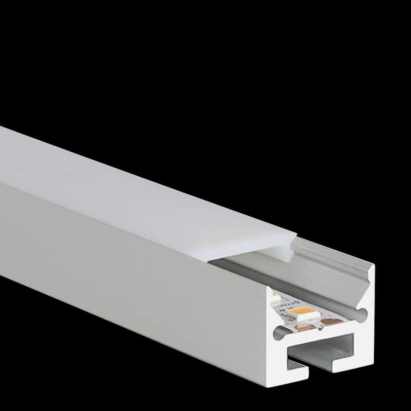 Aluminiumprofil S-Line Low 24, 2m Alu - PROLED | Bellalite Aluminiumprofil S-Line Low 24, 2m Alu - PROLED | Bellalite