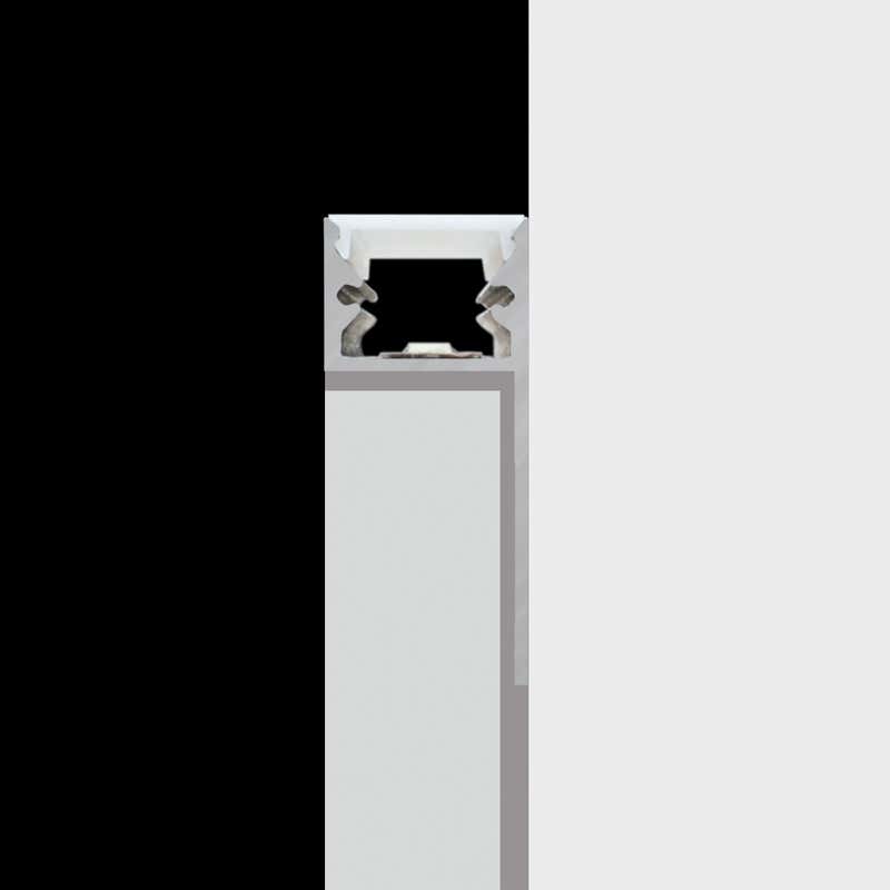 Aluminiumprofil S-Line Tiles Top, 2m Alu - PROLED | Bellalite Aluminiumprofil S-Line Tiles Top, 2m Alu - PROLED | Bellalite