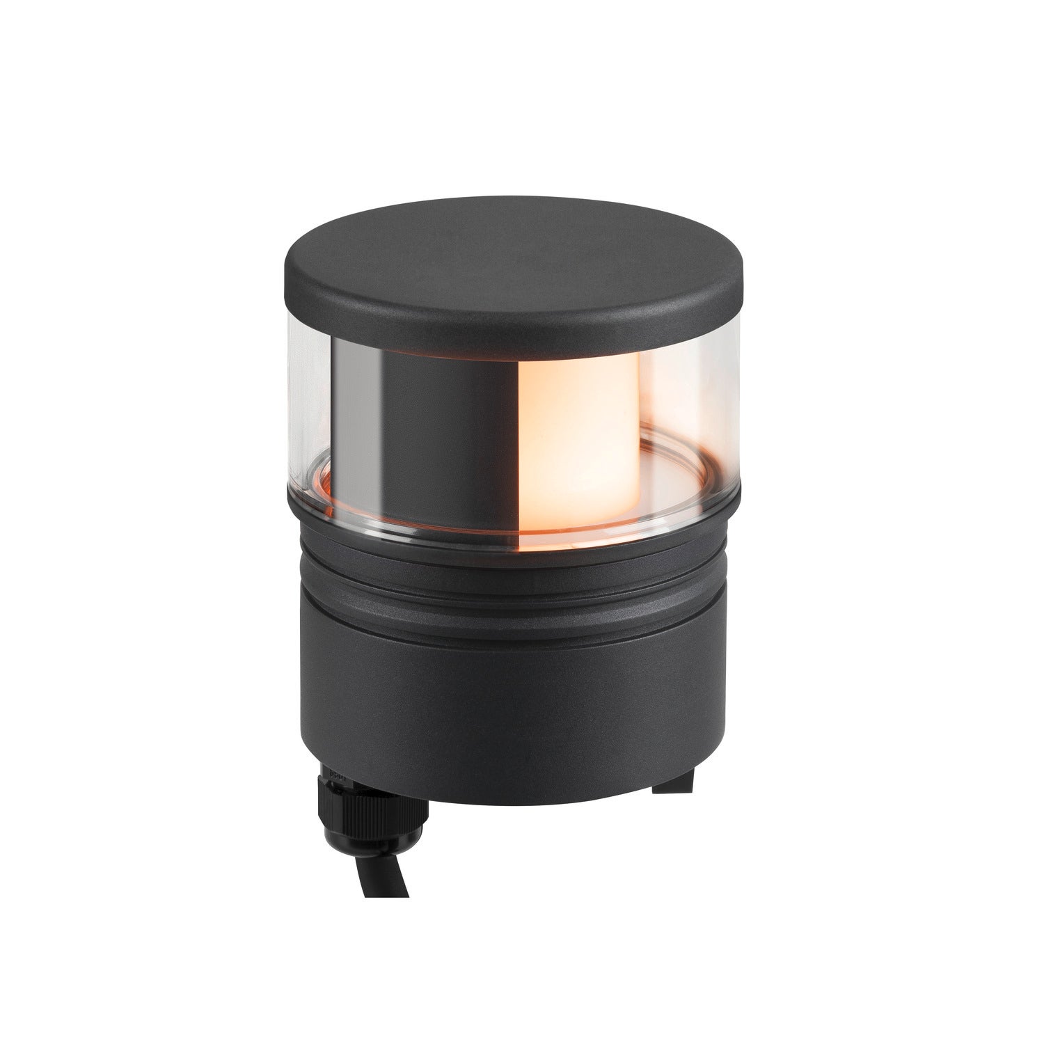 M-POL S Polehead Shader 11W, 285/310lm, 2700/3000K, CRI90 - SLV | Bellalite