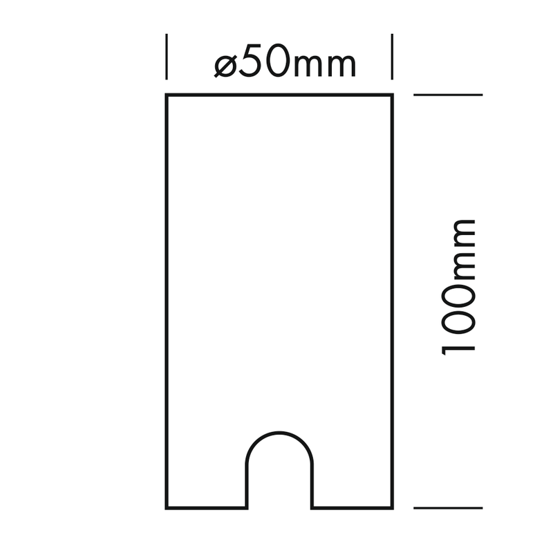 Proled PVC Plastic Mounting Sleeve Inground Alpha  - PROLED | Bellalite