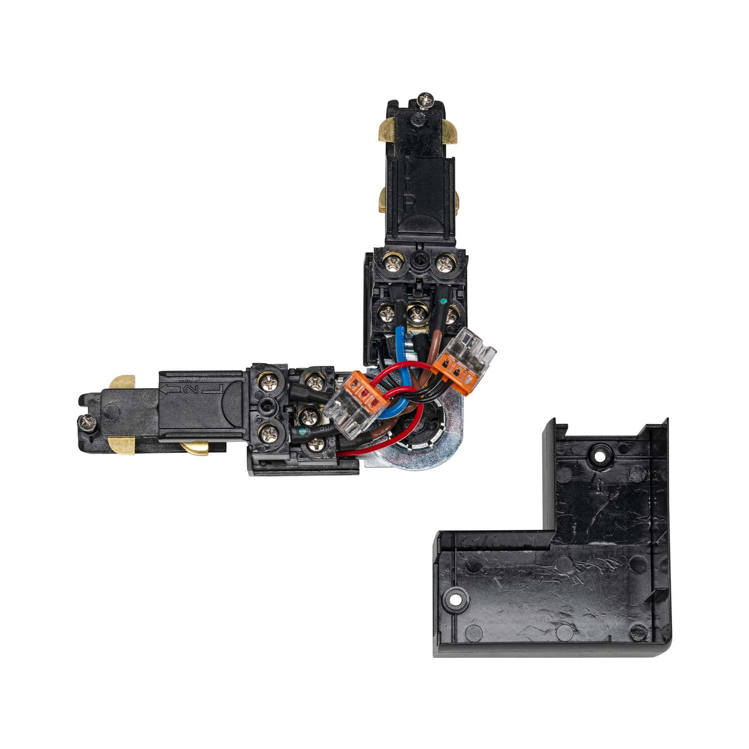 S-Track DALI twisted L connector Svart - SLV | Bellalite S-Track DALI twisted L connector Svart - SLV | Bellalite