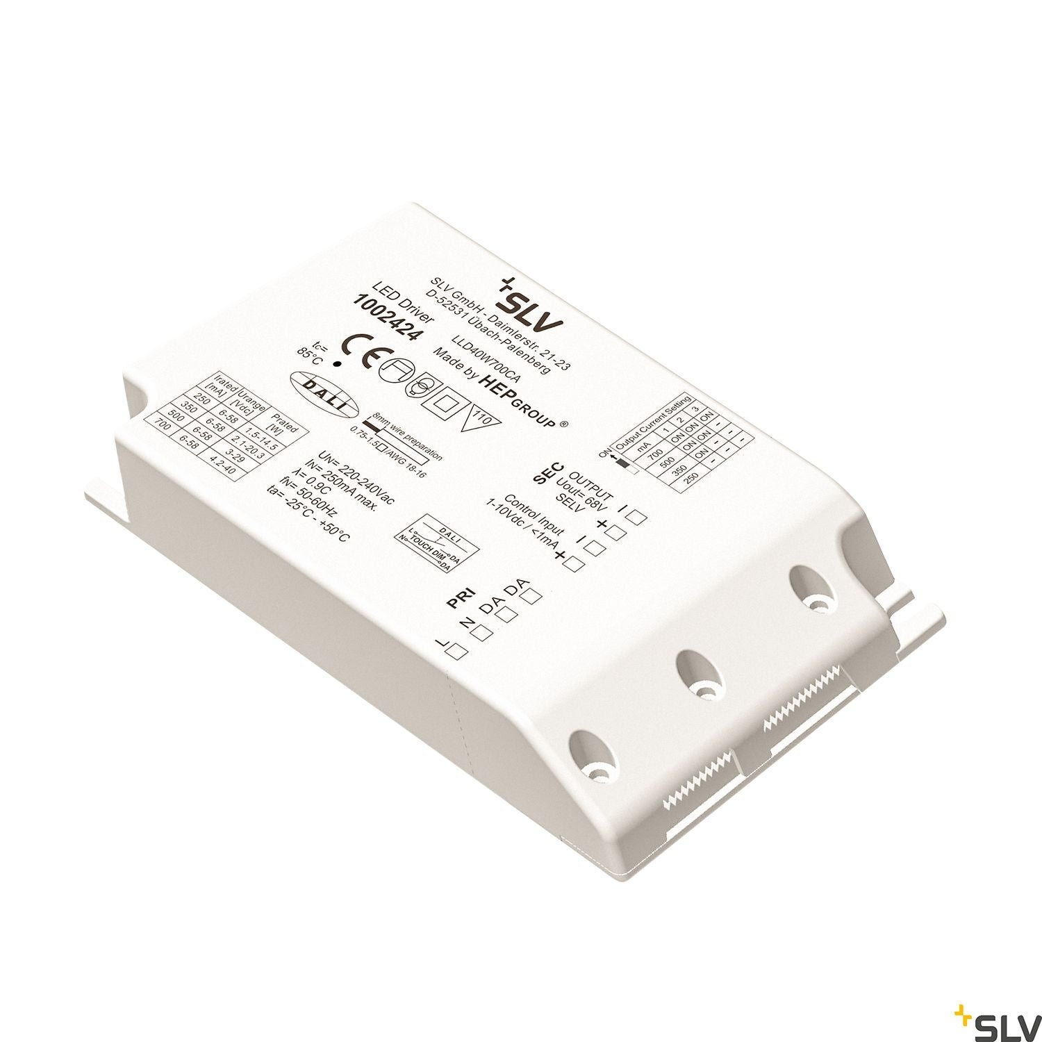 LED driver MEDO 400 dimbar DALI/1-10V - SLV | Bellalite
