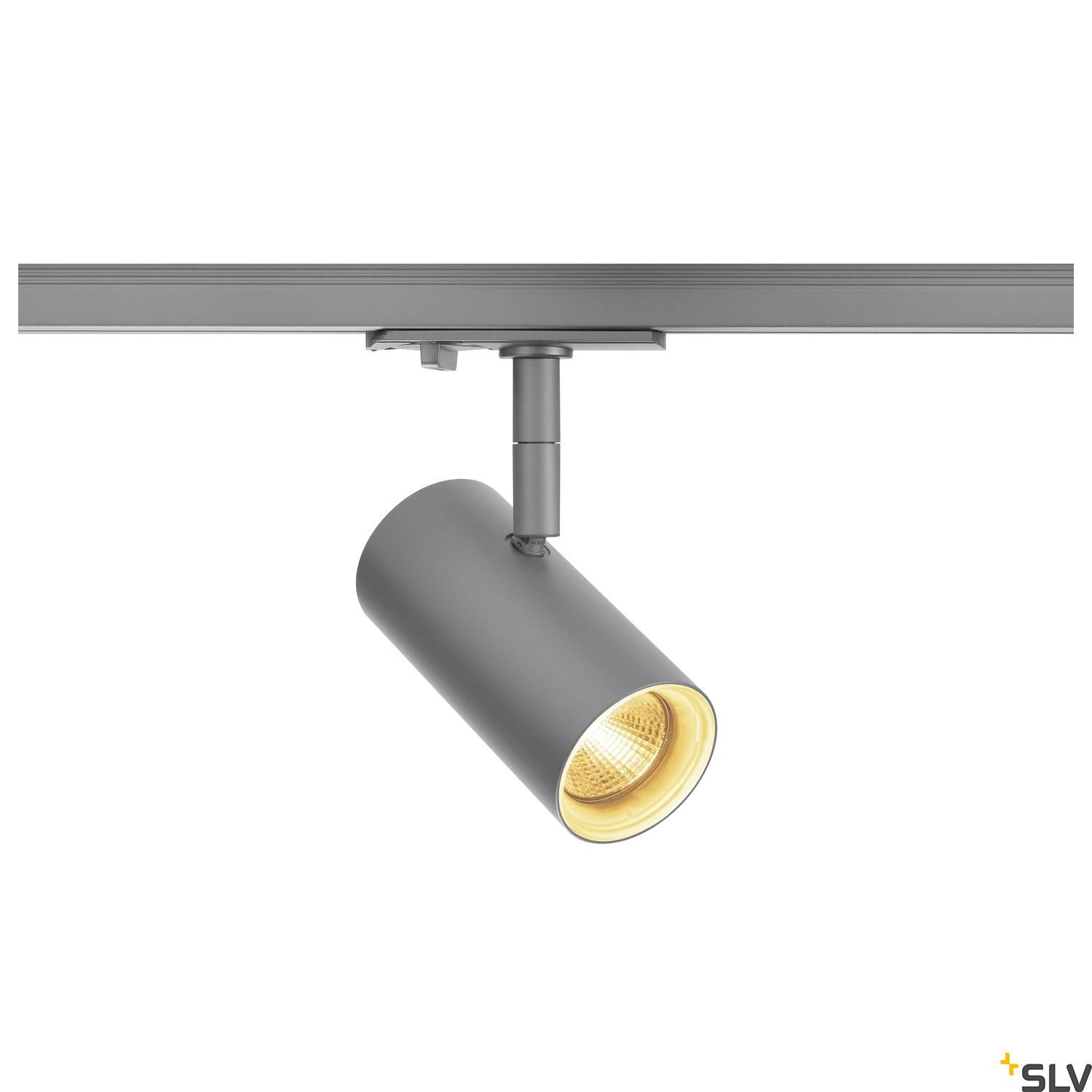 Noblo spot f. 1-fas skena, silvergrå 620lm, 2700K, CRI>80 - SLV | Bellalite