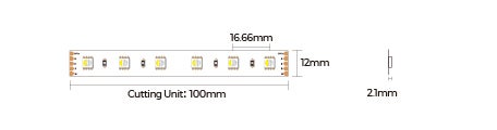 Colors LED-Strip D560 RGBW W=6000K 24V 19,2W/m IP65 - Colors | Bellalite