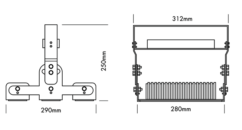 High Bay Floodlight Standard 200 - PROLED | Bellalite