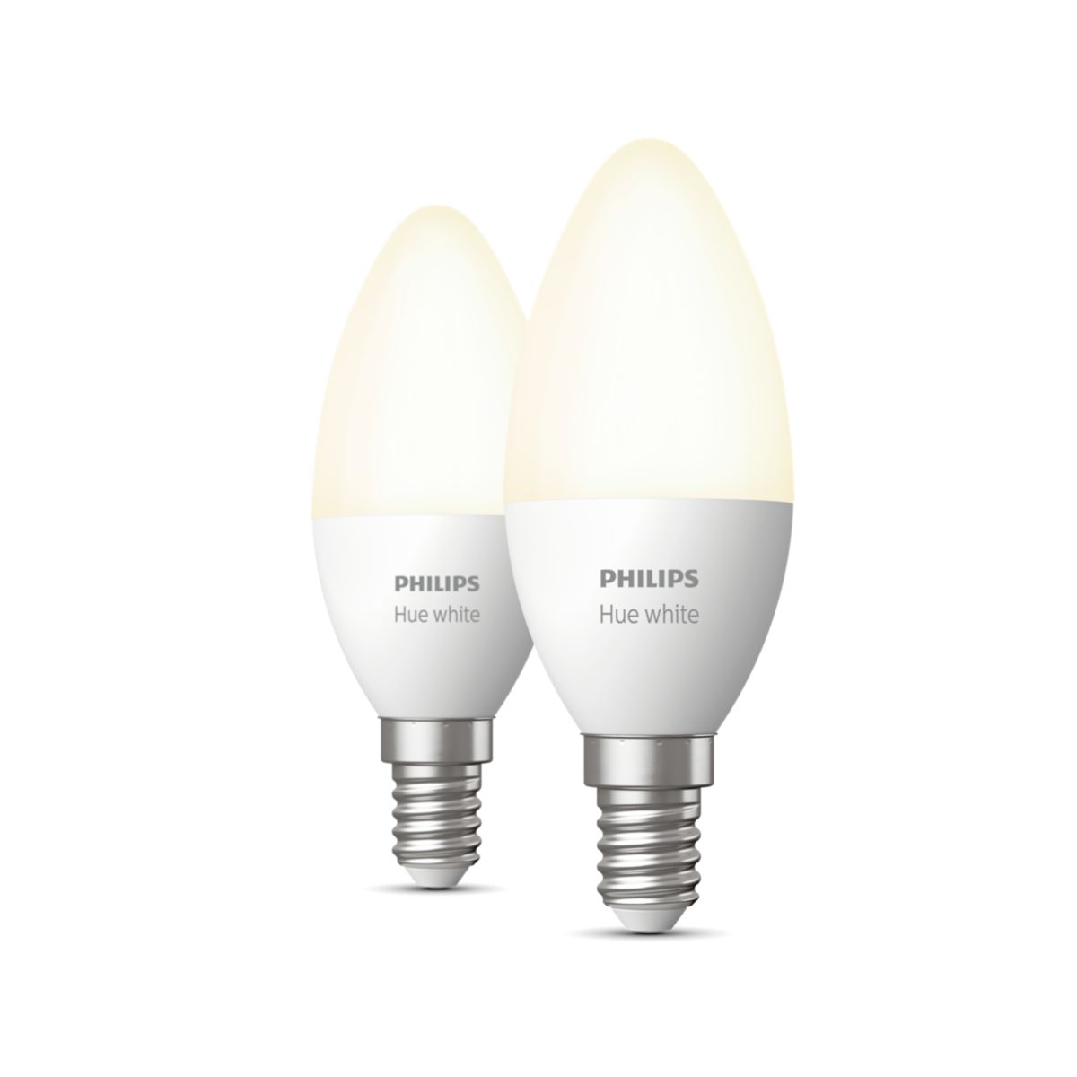 Philips Hue Kron White E14 2-pack 5,5W 2700K - Philips Hue | Bellalite