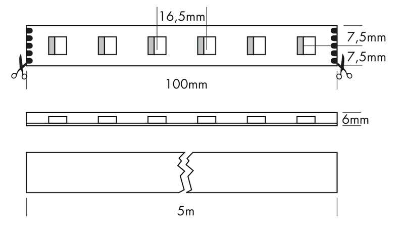 Flex Strip IP68 RGBW 4-in-1 (3000 K) 5m - PROLED | Bellalite Flex Strip IP68 RGBW 4-in-1 (3000 K) 5m - PROLED | Bellalite