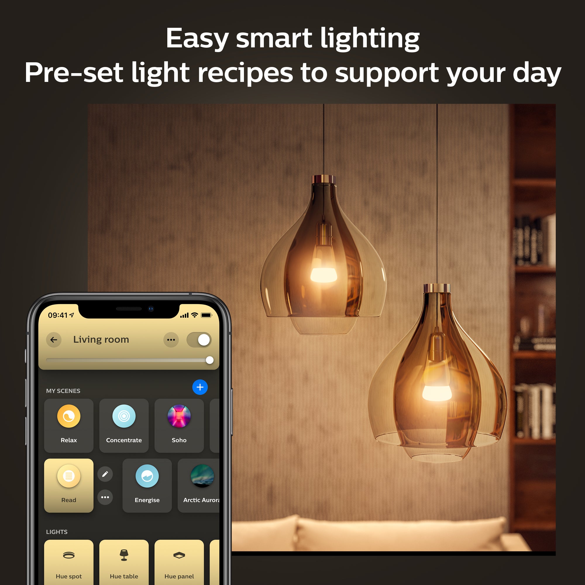 Philips Hue White Ambience E27 8W 2200K-6500K - Philips Hue | Bellalite