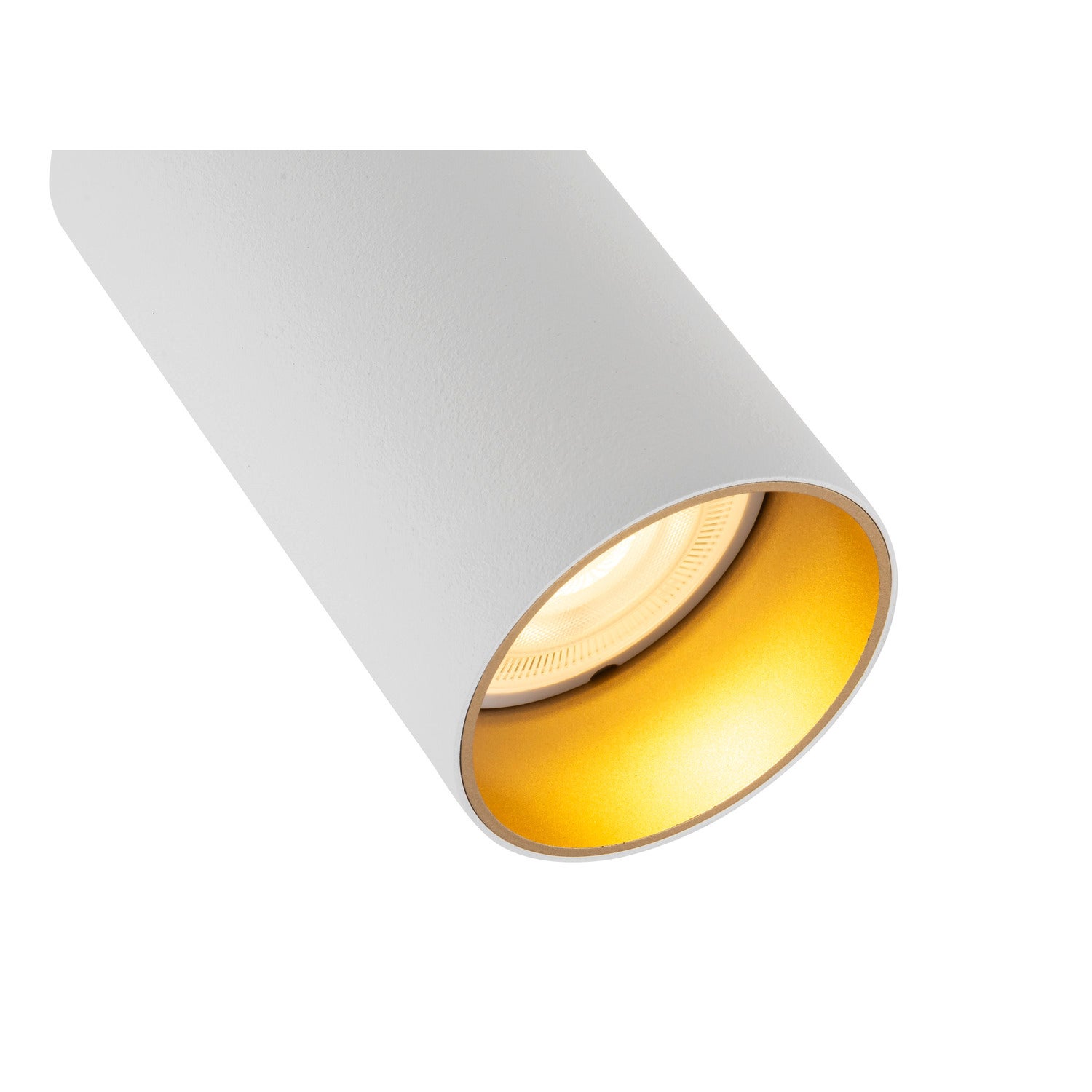 KAMI, ceiling-mounted light, double, long, 2x max. 10W, GU10, Svart/Vit  - SLV | Bellalite