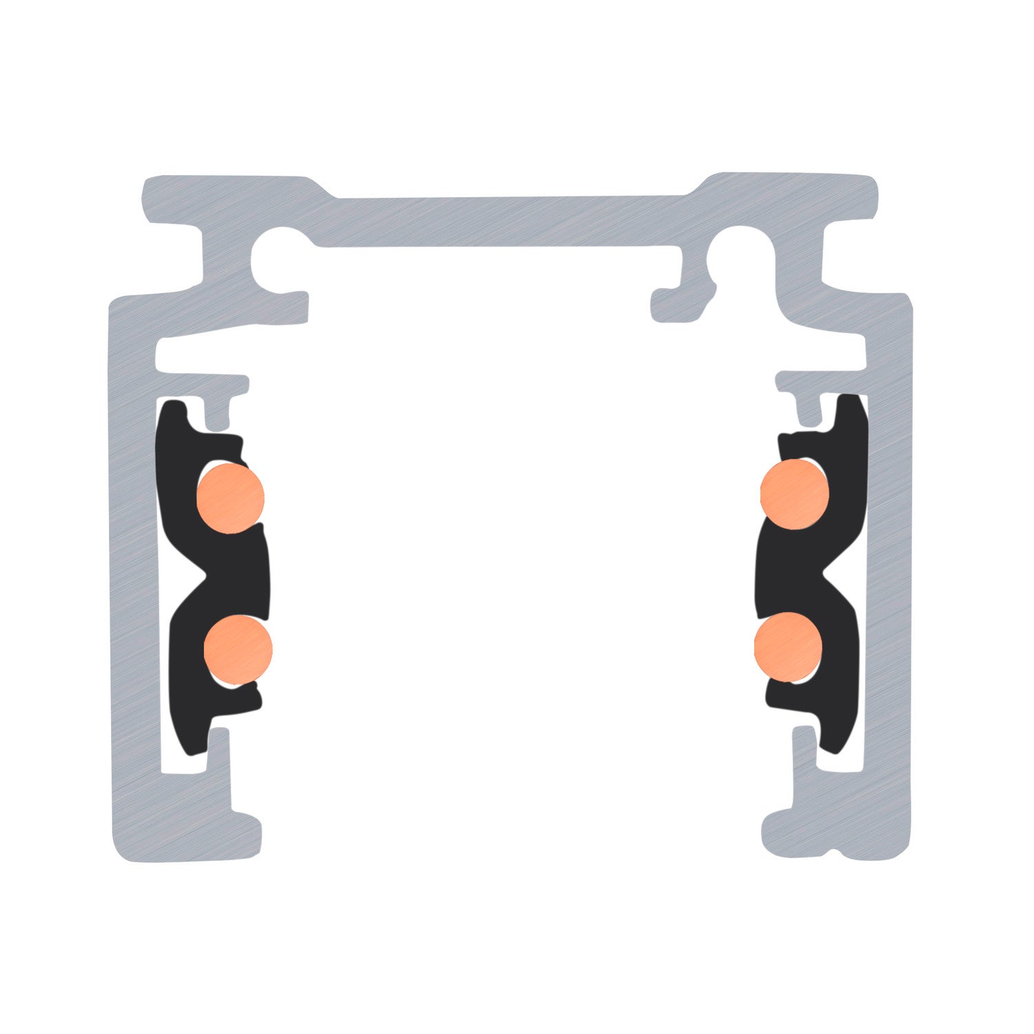 SLV 48V TRACK Standard DALI 1m Svart - SLV | Bellalite