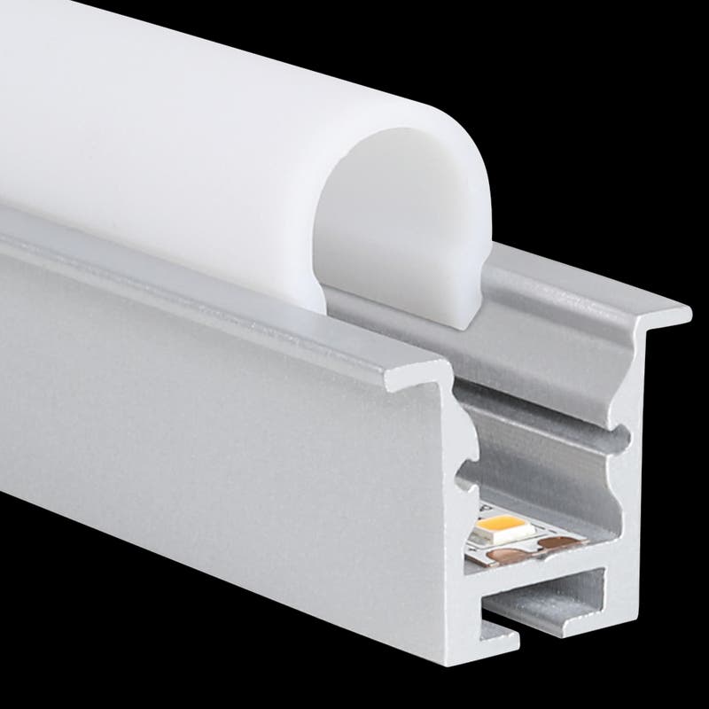 Aluminiumprofil S-Line Rec 24 ST, 2m Alu - PROLED | Bellalite Aluminiumprofil S-Line Rec 24 ST, 2m Alu - PROLED | Bellalite