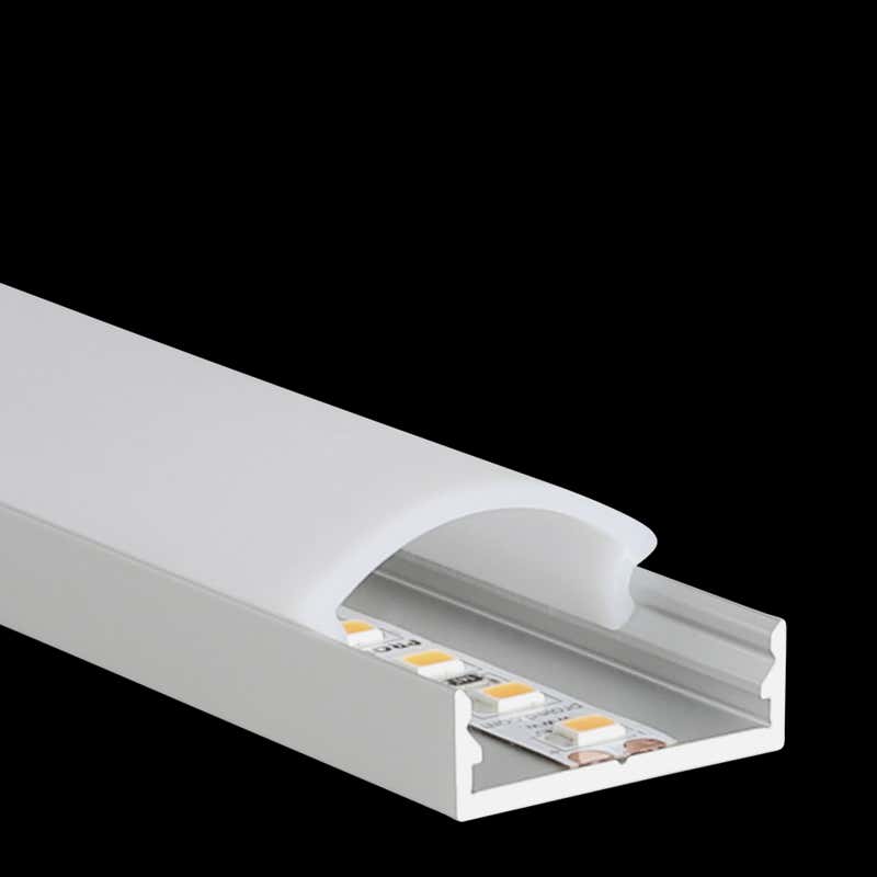 Aluminiumprofil M-Line Extra Low, 2m - PROLED | Bellalite Aluminiumprofil M-Line Extra Low, 2m - PROLED | Bellalite