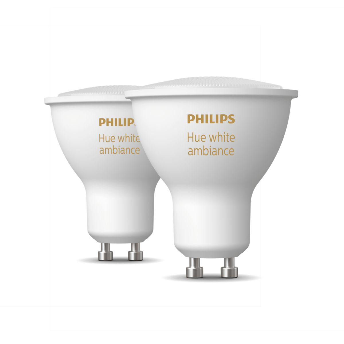 Philips Hue White Ambience GU10 2-pack 6W 2200K-6500K - Philips Hue | Bellalite