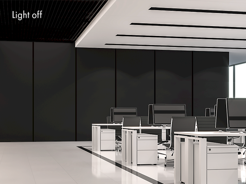 Plastic Cover SQ-Line Flat, 2m Svart - PROLED | Bellalite