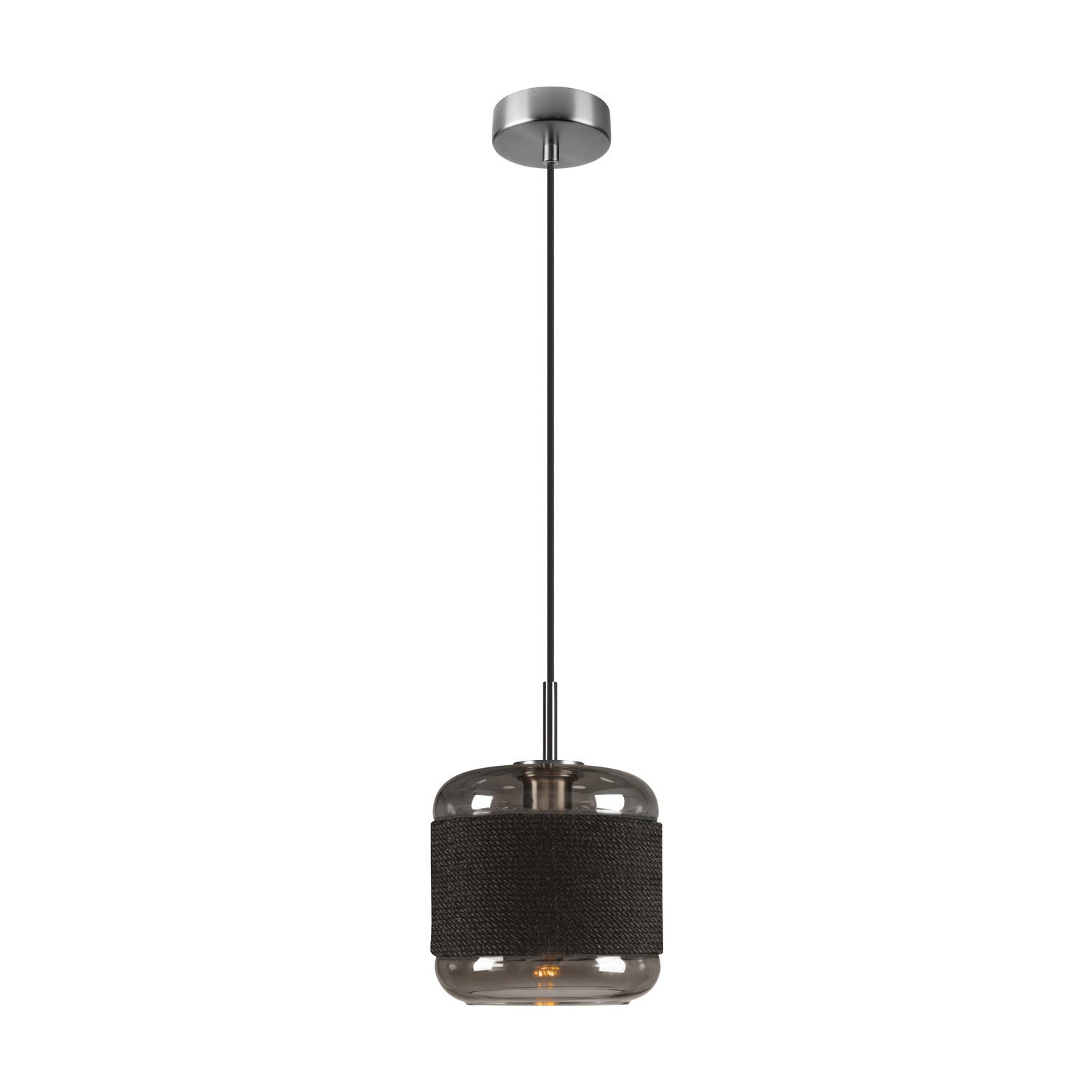 PANTILO ROPE 20, pendant light, 250cm, E27, 15W, Silver  - SLV | Bellalite