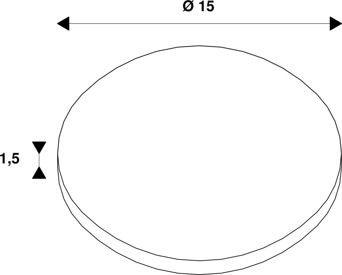 LALU® PLATE 15, Lampshade, Mix&Match, H:1.5 cm, Vit - SLV | Bellalite LALU® PLATE 15, Lampshade, Mix&Match, H:1.5 cm, Vit - SLV | Bellalite