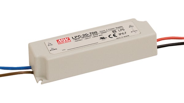 Mean Well LPC-20-700 700mA 20W IP67  - Mean Well | Bellalite