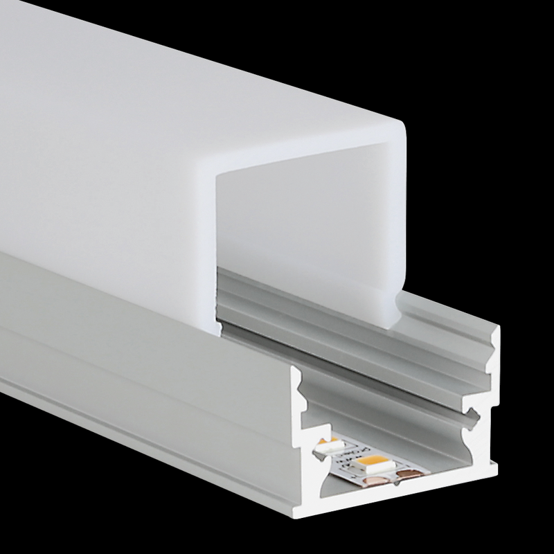 Aluminiumprofil M-Line Low, 5m - PROLED | Bellalite
