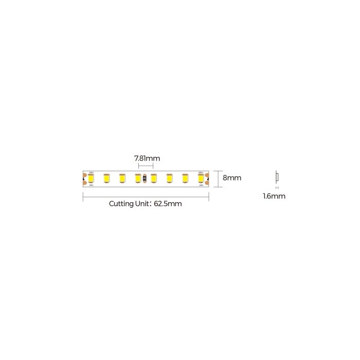 Colors LED-Strip D8128 24V 2700K 9W/m IP20 - Colors | Bellalite