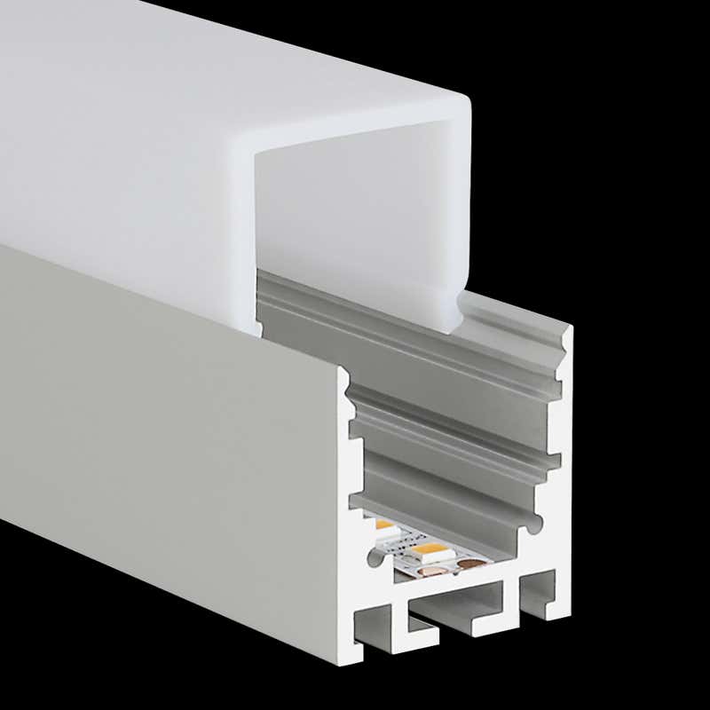 Aluminiumprofil M-Line Standard 24, 2m - PROLED | Bellalite Aluminiumprofil M-Line Standard 24, 2m - PROLED | Bellalite