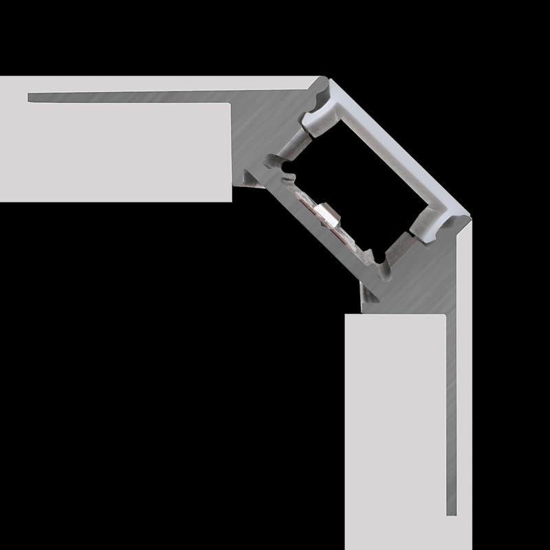 Aluminiumprofil M-Line Drywall ytterhörn, 2m - PROLED | Bellalite Aluminiumprofil M-Line Drywall ytterhörn, 2m - PROLED | Bellalite