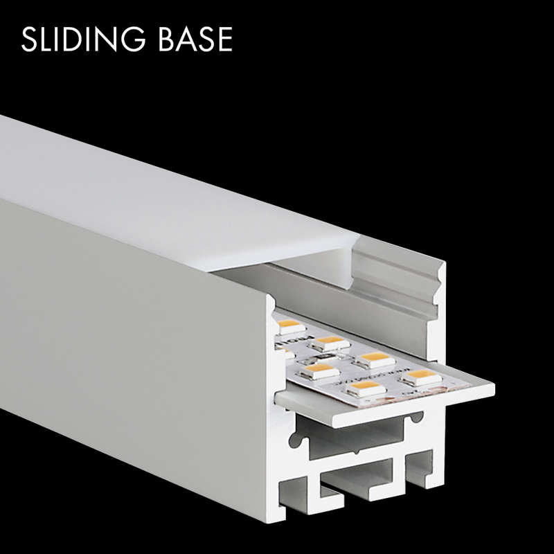 Aluminiumprofil M-Line Standard 24, 3m - PROLED | Bellalite