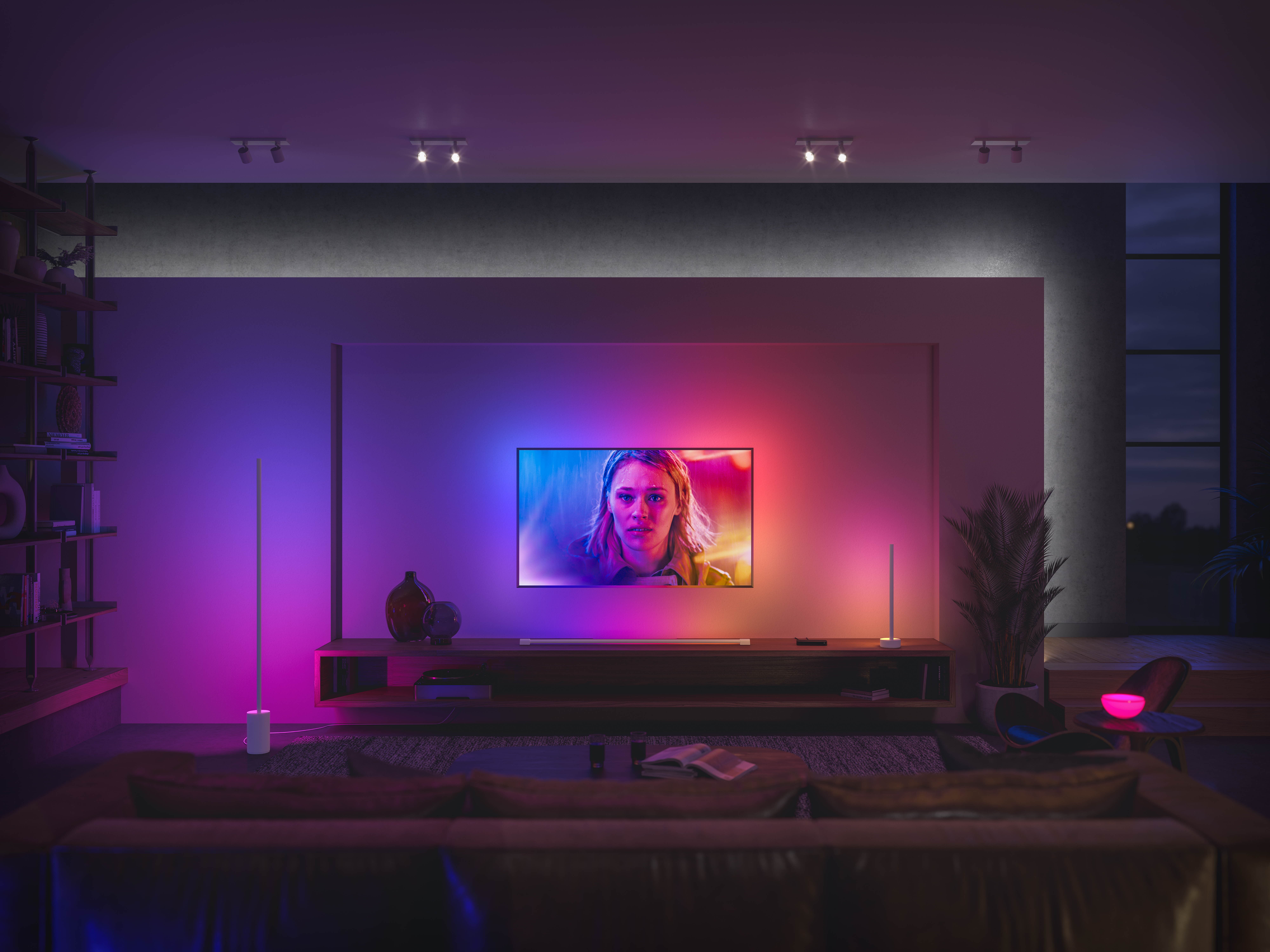 Philips Hue Gradient Signe Golv White & Color - Philips Hue | Bellalite